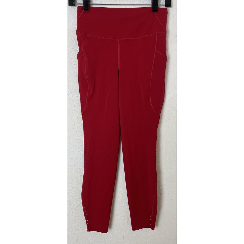 Lululemon Fast * Free High-Rise Tight 25” Pockets Red Size 6 / LW5FARS